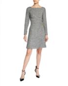 Deforia Mini Houndstooth Tweed Dress
