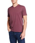 Men's V-neck Short-sleeve Cotton T-shirt