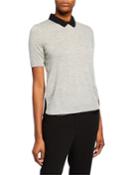 Cashmere Peter-pan Collar