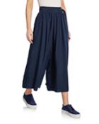 Pleated Side-tie Culottes