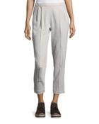 Two-pleat Wool-blend Pants