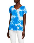 Tie- Dye V-neck Tee