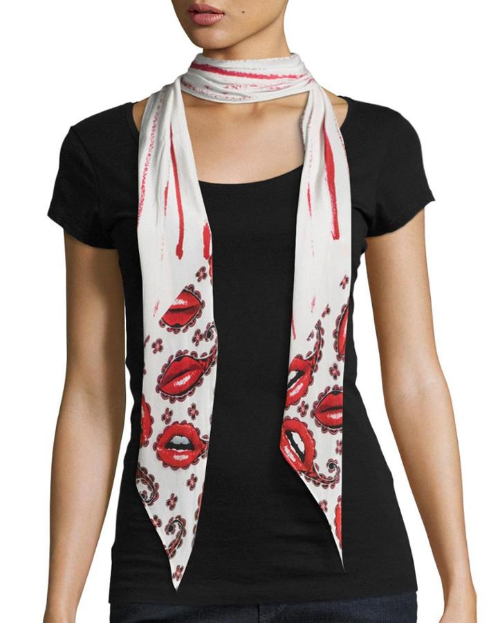 Paisley Lips Classic Skinny Silk