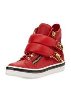 Ski-buckle High-top