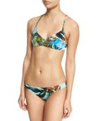 Gemma Reversible Strappy-back Bralette Swim Top,