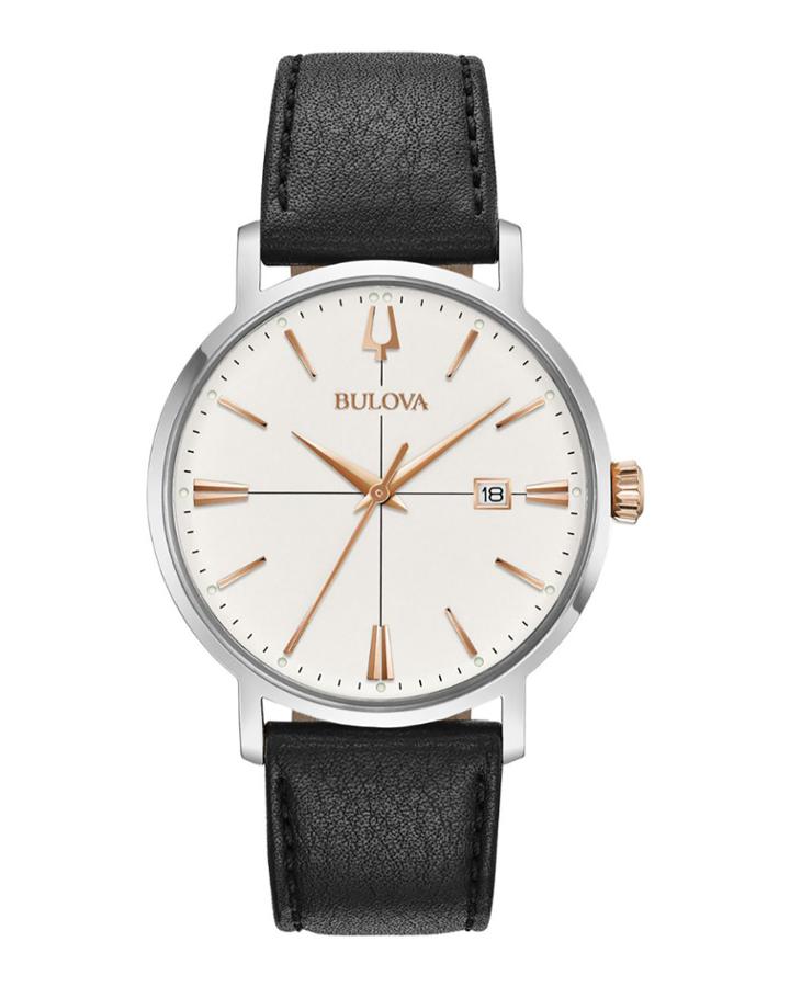 Men's 39mm Aerojet Watch With Leather