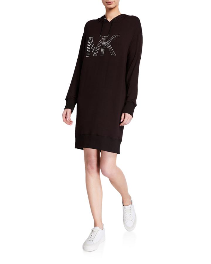 Mk Stud Sweatshirt Dress