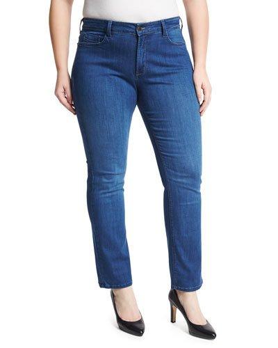 Marilyn Straight-leg Jeans, Medium Blue,