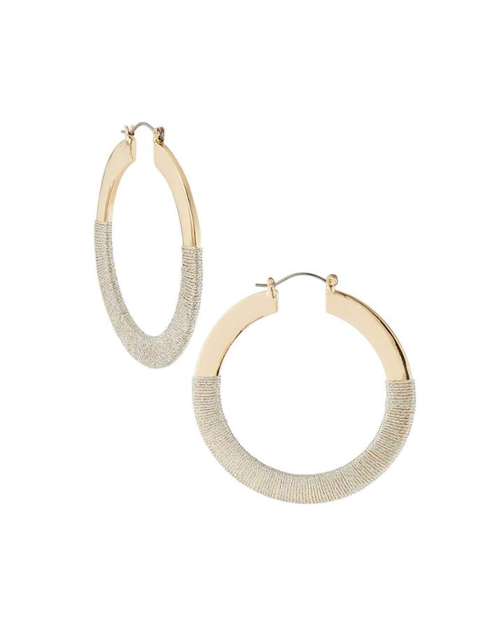 Wrapped Hoop Earrings