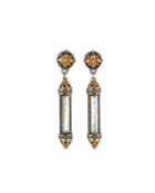 Silver & 18k Gold Mother-of-pearl Earrings