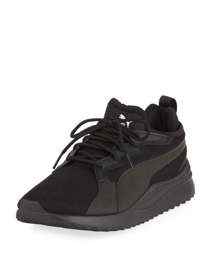 Men's Pacer Next Cage Knit Sneakers, Black