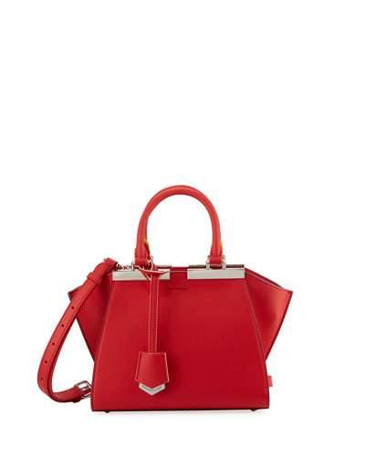 3jours Mini Leather Tote Bag