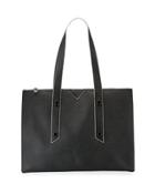 Murray Hill Leather Tote Bag, Black