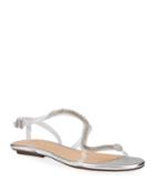 Gabbyl Crystal-embellished Leather