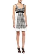 Daisy Empire-waist Gingham Dress