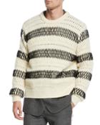 Men's Chunky Striped Wool