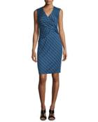 Leora Silk Diagonal Dots