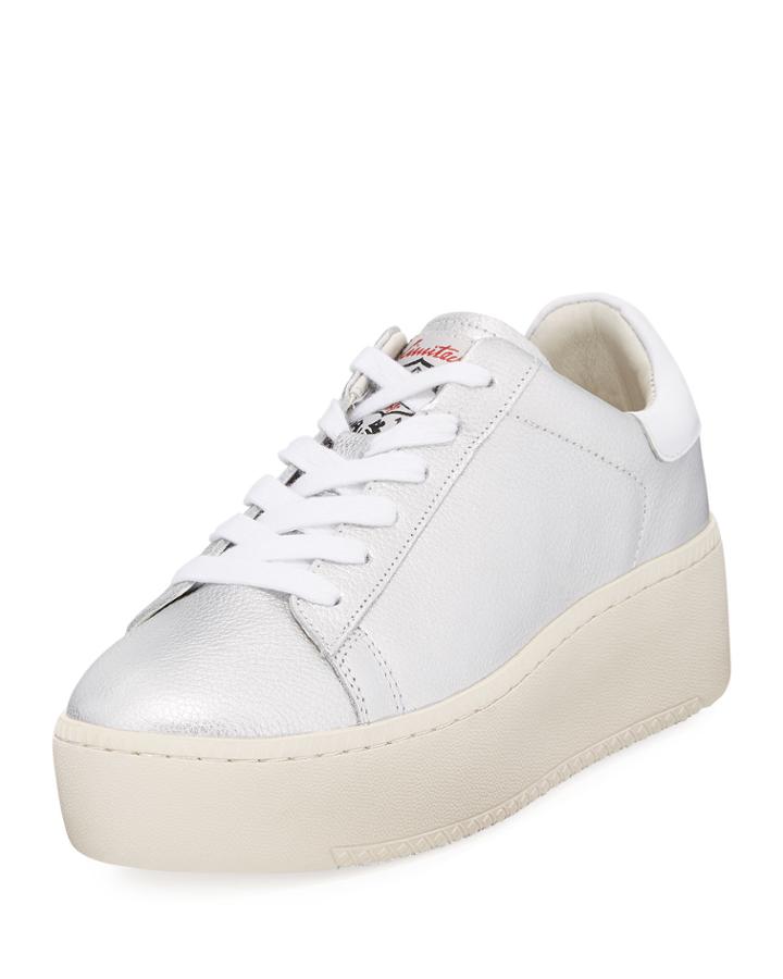 Cult Leather Platform Sneakers,