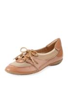 Bonnie Stretch Patent Sneakers, Terra Rust