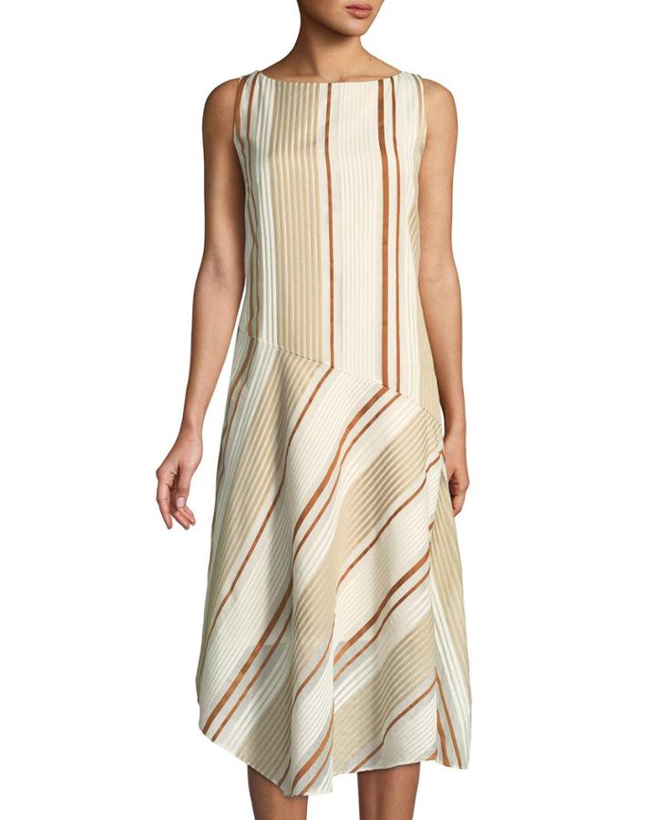 Arabella Gauze Jacquard Stripe