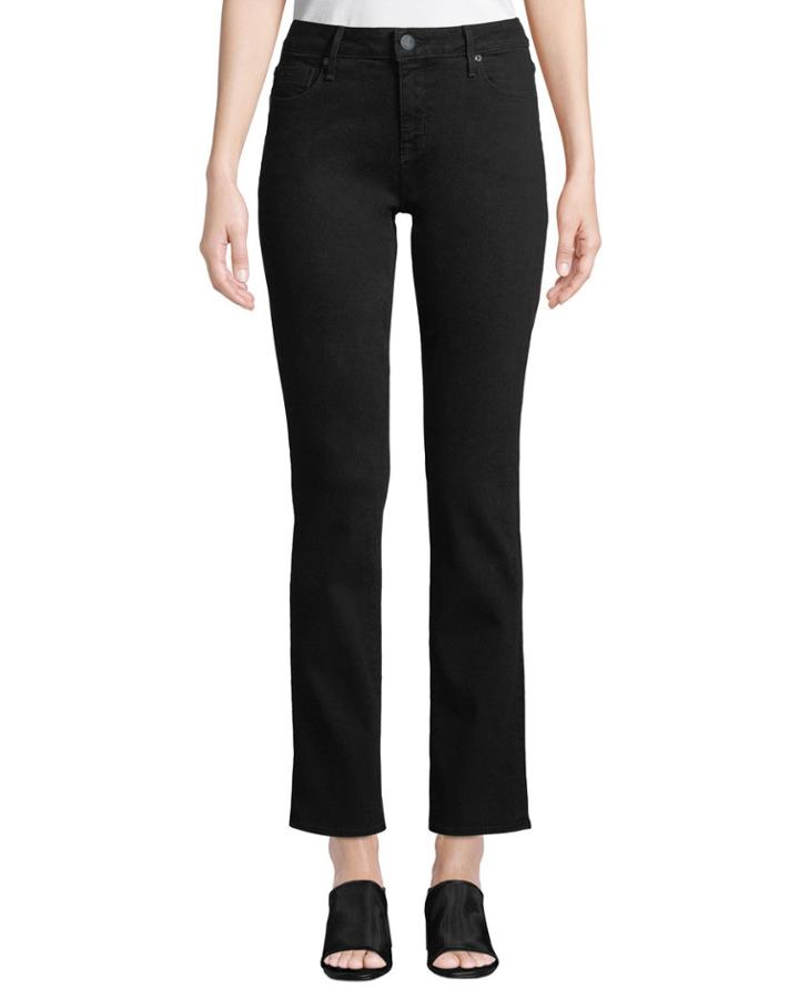 Runaround Sue Mid-rise Skinny Jeans, Onyx