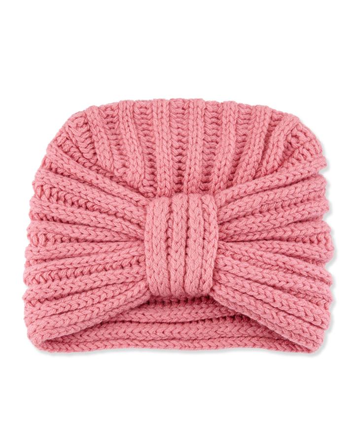 Classic Cashmere Head Turban, Rose