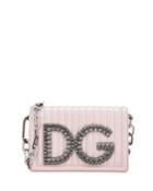 Dg Girls Quilted Leather Crossbody Bag