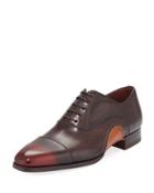 Axel Calf Leather Oxford, Brown