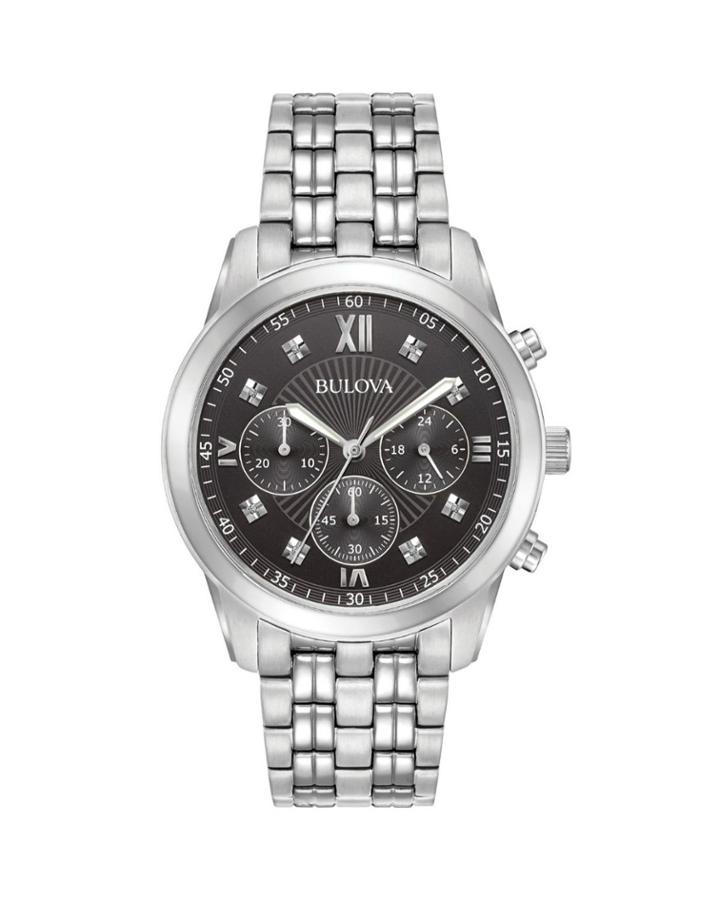 Men's 40mm Chronograph Diamond Watch W/ Bracelet