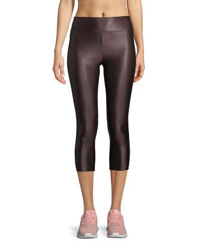 High-rise Lustrous Capri