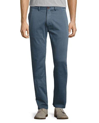 Chino Straight-leg Beach Pants, Blue