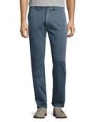 Chino Straight-leg Beach Pants, Blue