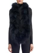 S-cut Fox Fur Knit Infinity