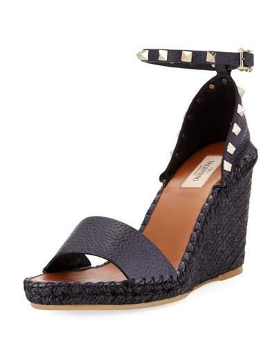 Rockstud Wedge Espadrille