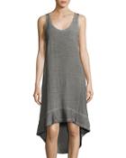 Penelope High-low Cotton Dress