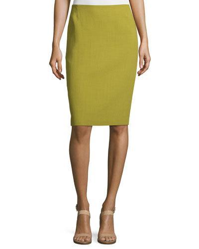 Mid-rise Wool Pencil