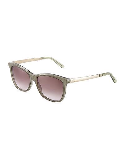 Rectangular Acetate/metal