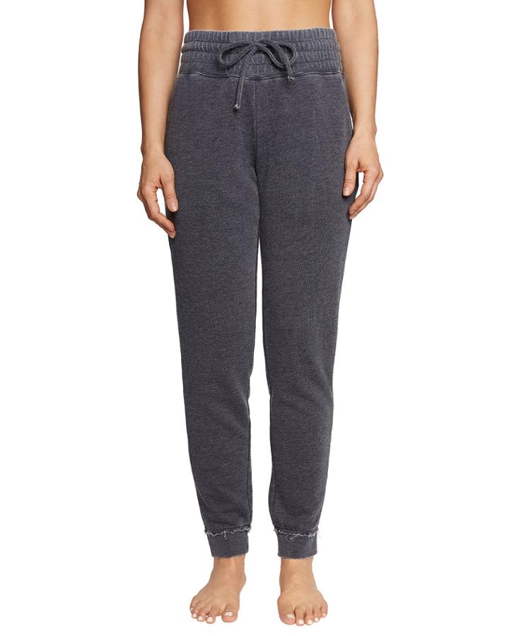 Shirred-waist Jogger Pants