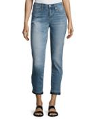 High-rise Skinny Ankle Jeans, Blue