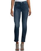Slim Cigarette Jeans, Dark Blue
