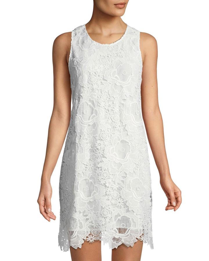 Sleeveless Lace Tank Dress