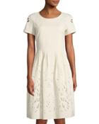 Hanalee Linen Eyelet Dress