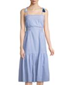 Tassel-shoulder Striped