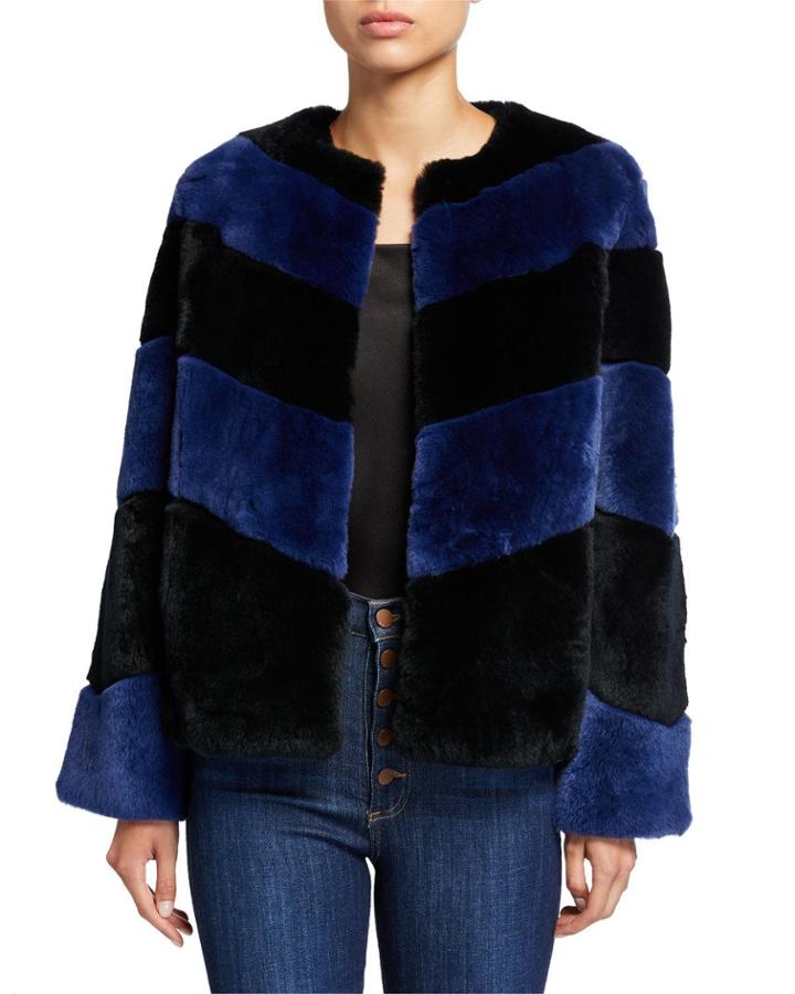 Clifton Boxy Striped Fur