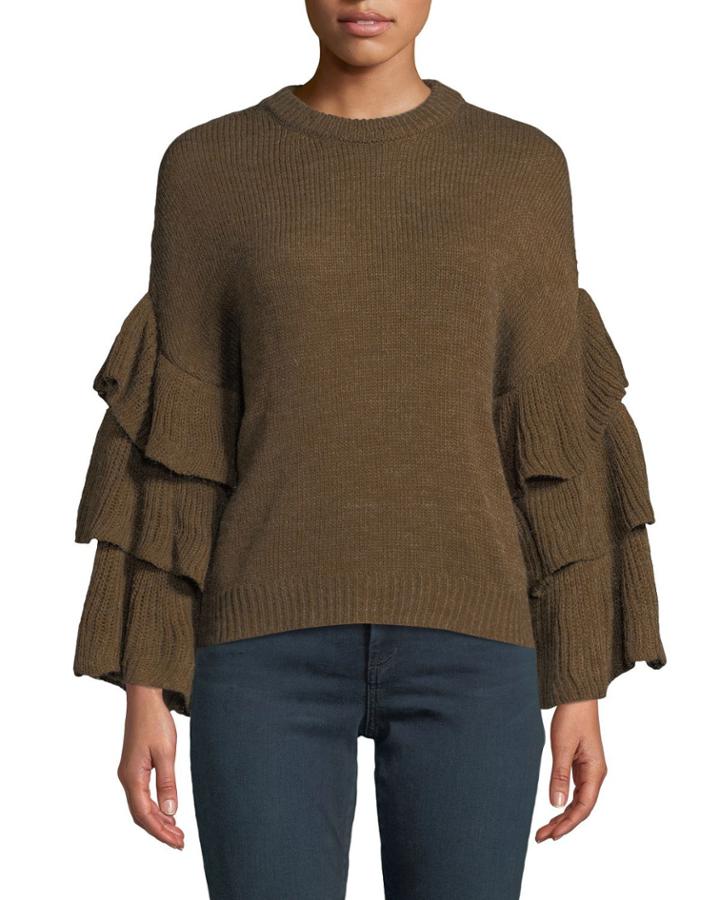 Tiered Bell-sleeve