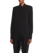 Silk Georgette Fringed