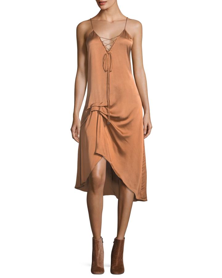 Hampton Lace-front Satin Slip
