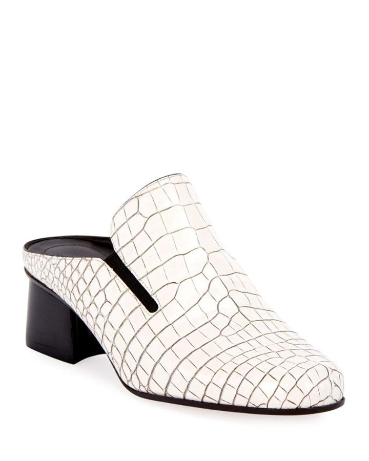 Exotic-print Calf