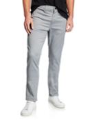 Men's Heathered Skinny-fit Denim Jeans