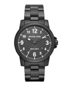 43mm Paxton Men's Oversized Stainless Steel Watch, Black